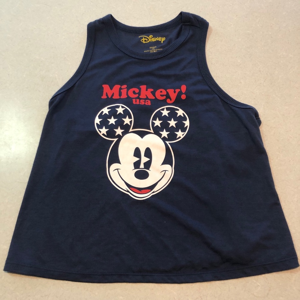 Mickey USA girls size XS Disney shirt